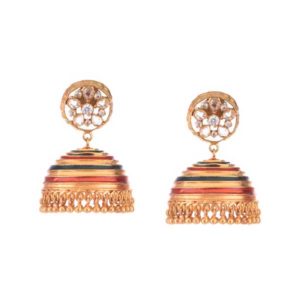 Antique Crystal Jhumka