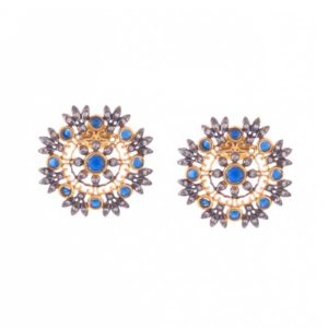 Delicate Cocktail Blue Studs