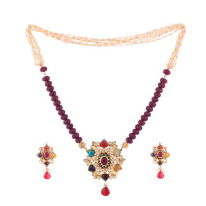 Navratan Royal Ruby Set