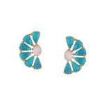 Pankhi Blue Studs