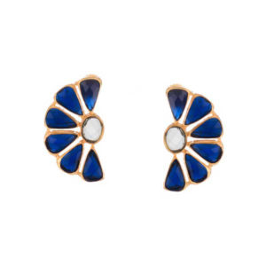 Pankhi Deep Blue Studs