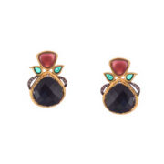 Rozanna Black Studs