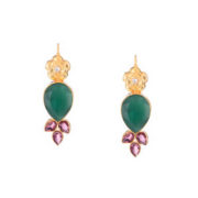 Sweet pear Green Drop Studs