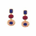 Grecian Blue Red Drop